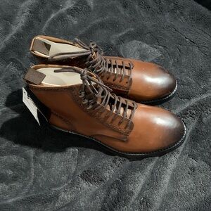 Zara brand new size 40 lace up boots new with tags